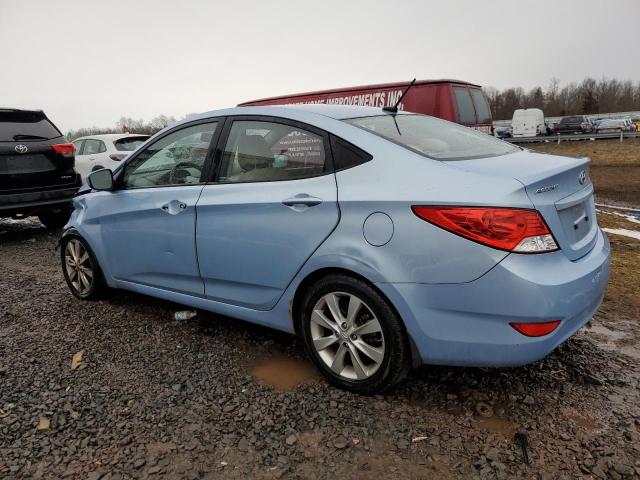 KMHCU4AE4DU355282 - 2013 HYUNDAI ACCENT GLS BLUE photo 2