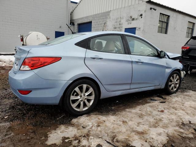 KMHCU4AE4DU355282 - 2013 HYUNDAI ACCENT GLS BLUE photo 3