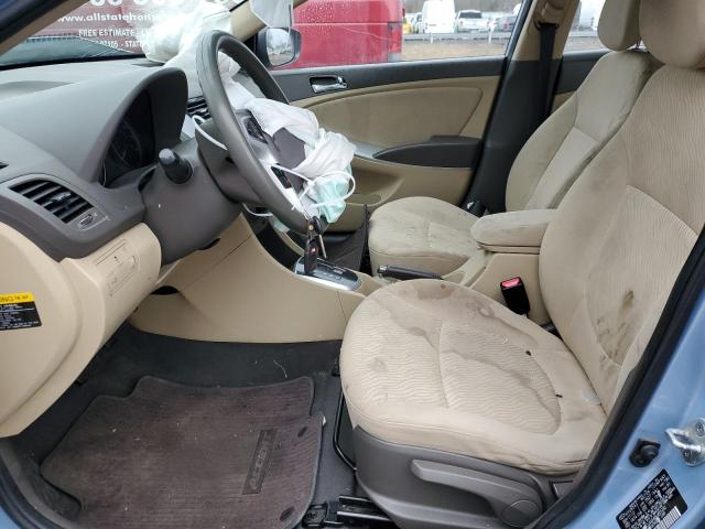 KMHCU4AE4DU355282 - 2013 HYUNDAI ACCENT GLS BLUE photo 7