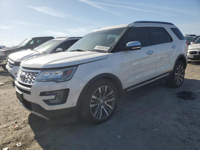 1FM5K8HT6GGC81621 - 2016 FORD EXPLORER PLATINUM WHITE photo 1