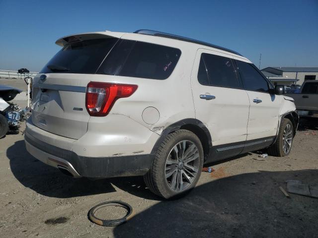 1FM5K8HT6GGC81621 - 2016 FORD EXPLORER PLATINUM WHITE photo 3