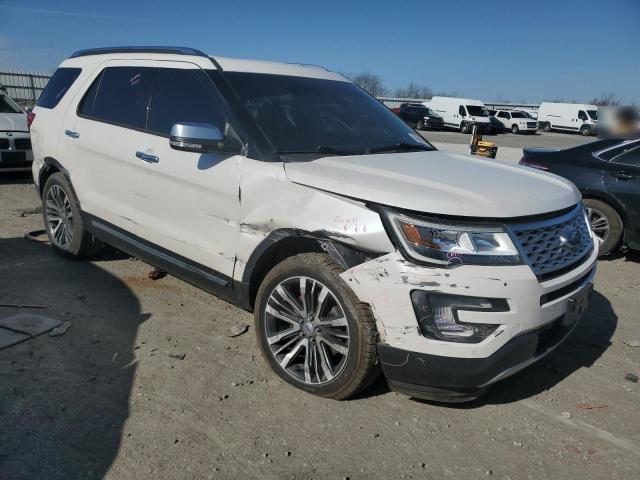 1FM5K8HT6GGC81621 - 2016 FORD EXPLORER PLATINUM WHITE photo 4