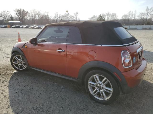 WMWZN3C59BT132853 - 2011 MINI COOPER ORANGE photo 2