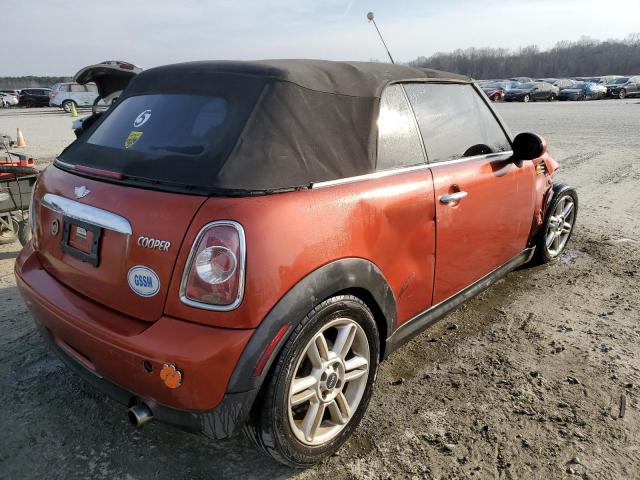 WMWZN3C59BT132853 - 2011 MINI COOPER ORANGE photo 3