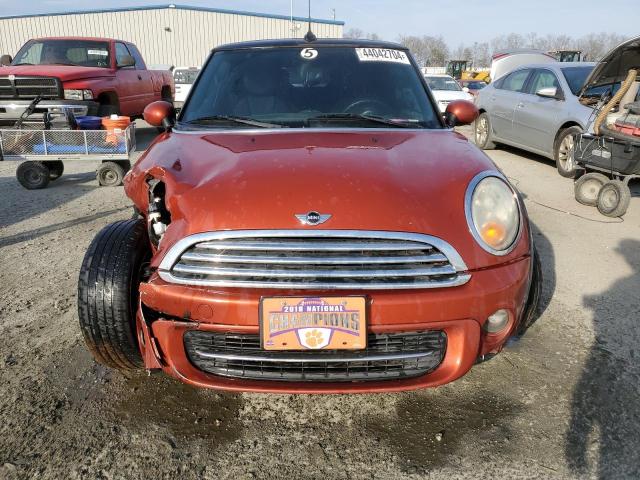 WMWZN3C59BT132853 - 2011 MINI COOPER ORANGE photo 5