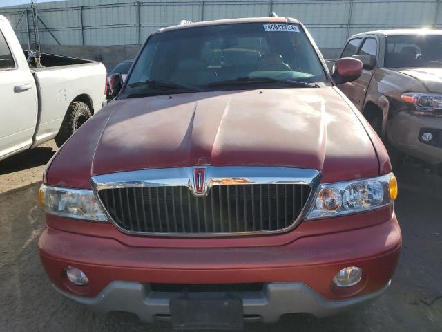 5LMFU28R32LJ02724 - 2002 LINCOLN NAVIGATOR მუქწითელი ფოტო 5