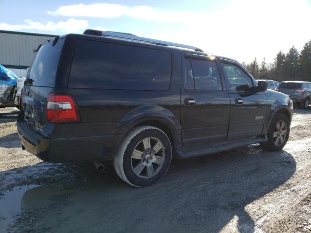 1FMFK20547LA48617 - 2007 FORD EXPEDITION EL LIMITED BLACK photo 3