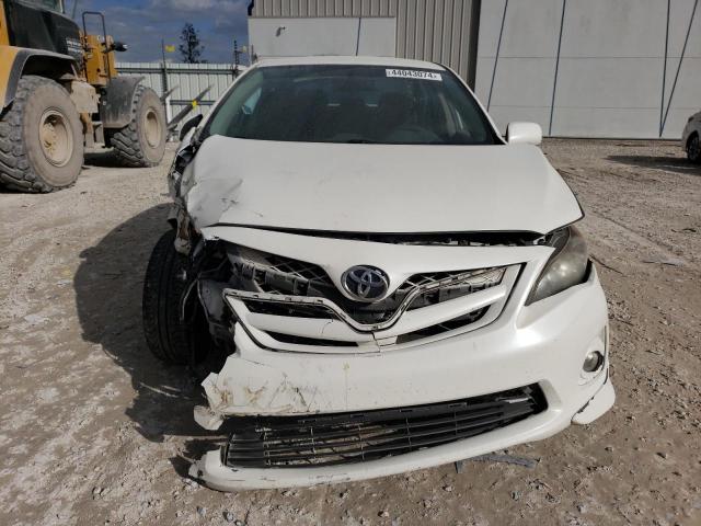 5YFBU4EE1DP213978 - 2013 TOYOTA COROLLA BASE WHITE photo 5