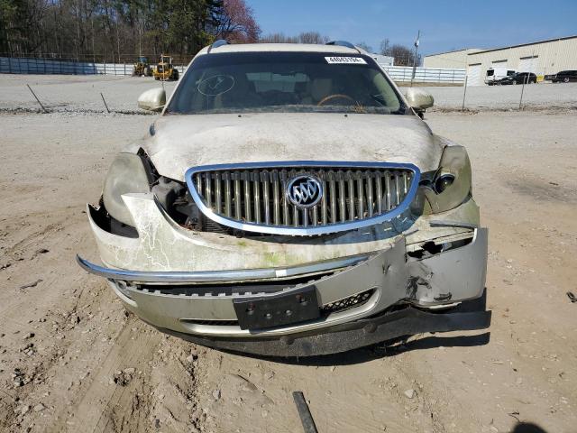 5GALRBED7AJ184165 - 2010 BUICK ENCLAVE CXL WHITE photo 5