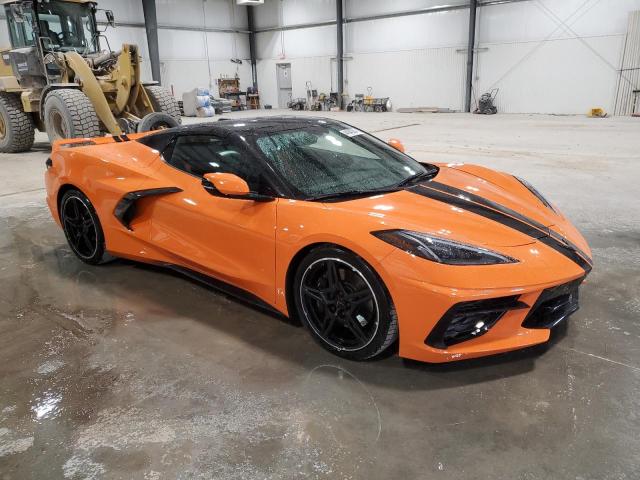 1G1YC3D49N5116650 - 2022 CHEVROLET CORVETTE STINGRAY 3LT ORANGE photo 4