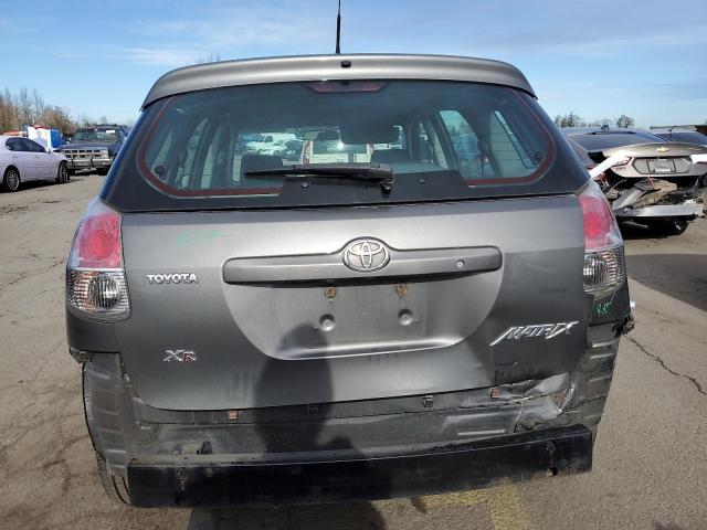 2T1KR30E78C696966 - 2008 TOYOTA COROLLA MA XR GRAY photo 6