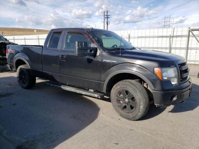 1FTFX1EF7DFA40927 - 2013 FORD F150 SUPER CAB CHARCOAL photo 4