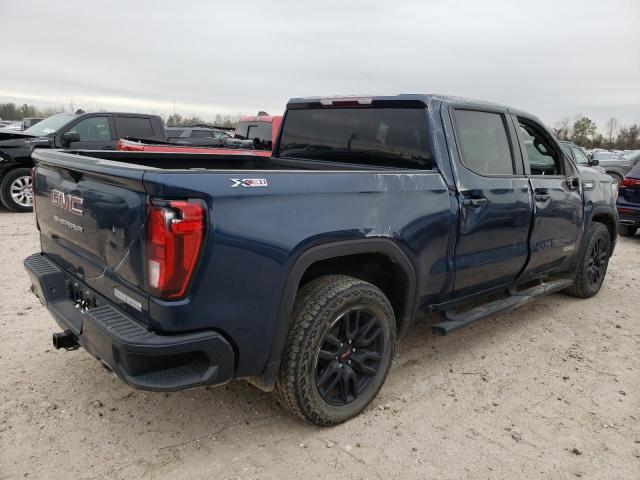 3GTU9CET2MG270148 - 2021 GMC SIERRA K1500 ELEVATION BLUE photo 3