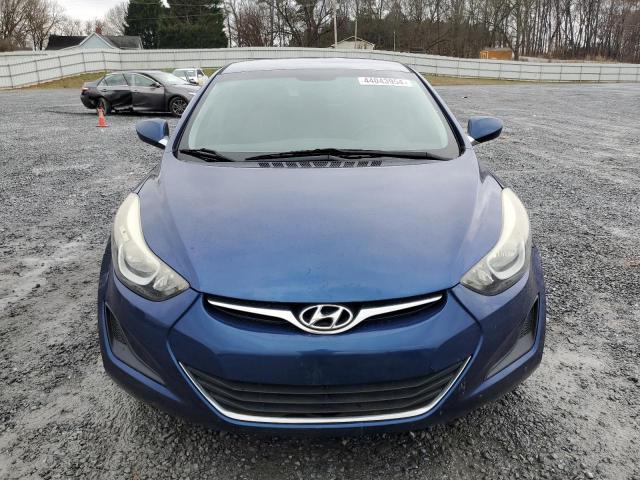 5NPDH4AE1GH749348 - 2016 HYUNDAI ELANTRA SE BLUE photo 5