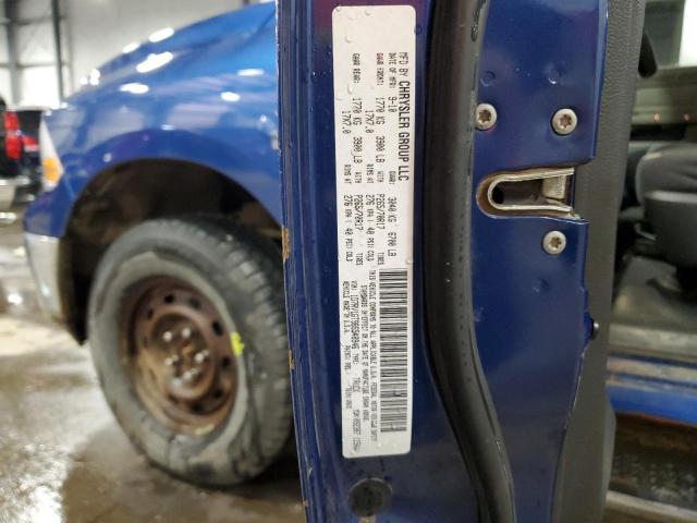 1D7RV1GT9BS548946 - 2011 DODGE RAM 1500 BLUE photo 12