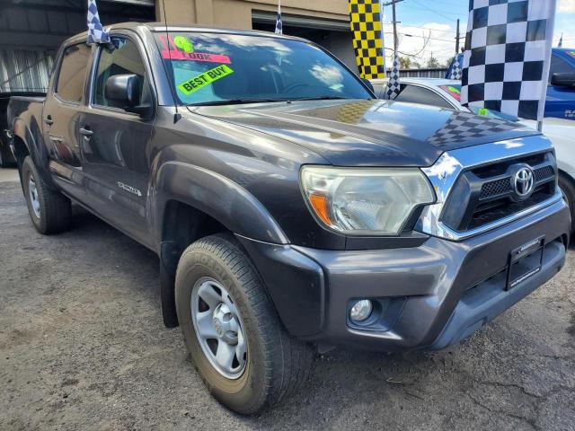 5TFJU4GN6EX052734 - 2014 TOYOTA TACOMA DOUBLE CAB PRERUNNER CHARCOAL photo 1