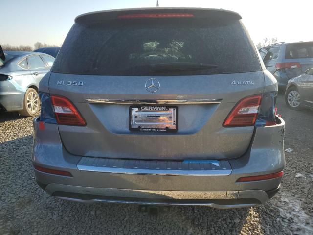 4JGDA5HB5FA548348 - 2015 MERCEDES-BENZ ML 350 4MATIC BLUE photo 6