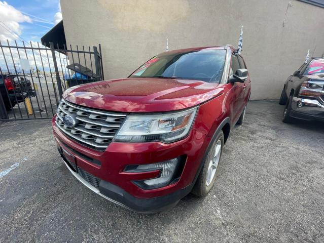 1FM5K8D88GGC84747 - 2016 FORD EXPLORER XLT RED photo 2