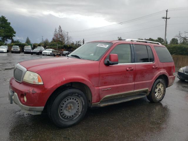 5LMEU88H54ZJ21314 - 2004 LINCOLN AVIATOR RED photo 1