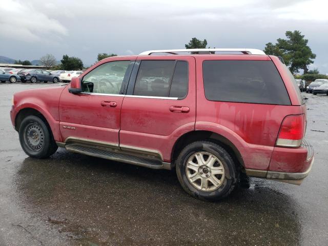 5LMEU88H54ZJ21314 - 2004 LINCOLN AVIATOR 红色 照片 2