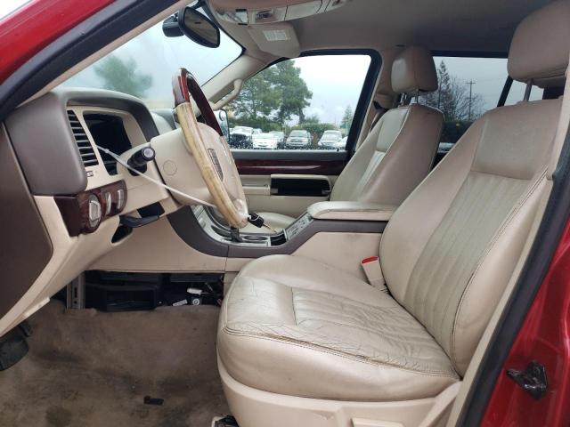 5LMEU88H54ZJ21314 - 2004 LINCOLN AVIATOR RED photo 7