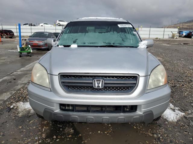 2HKYF18525H514871 - 2005 HONDA PILOT EXL SILVER photo 5