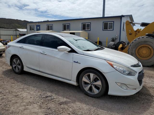 KMHEC4A41BA016724 - 2011 HYUNDAI SONATA HYBRID WHITE photo 4