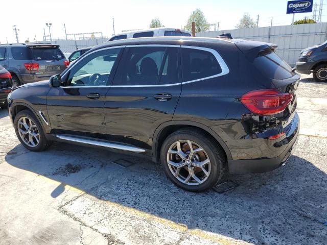 5UXTY3C06M9E81233 - 2021 BMW X3 SDRIVE30I Schwarz Foto 2