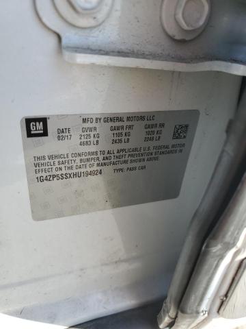 1G4ZP5SSXHU194924 - 2017 BUICK LACROSSE ESSENCE თეთრი ფოტო 13