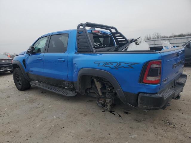 1C6SRFU96MN718579 - 2021 RAM 1500 TRX BLUE photo 2