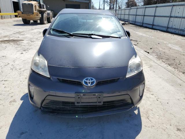 JTDKN3DU8E1760462 - 2014 TOYOTA PRIUS GRAY photo 5