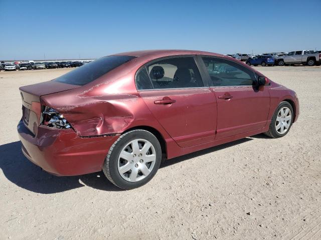 2HGFA16587H509793 - 2007 HONDA CIVIC LX MAROON photo 3