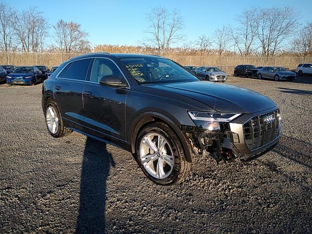 WA1AVAF1XKD024596 - 2019 AUDI Q8 PREMIUM SILVER photo 2