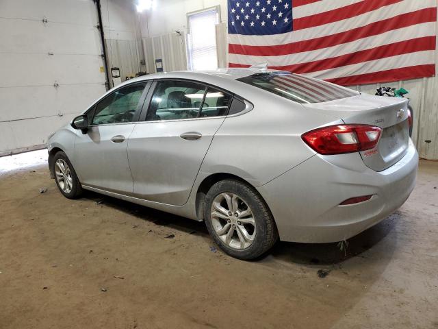 1G1BE5SM5K7117244 - 2019 CHEVROLET CRUZE LT SILVER photo 2