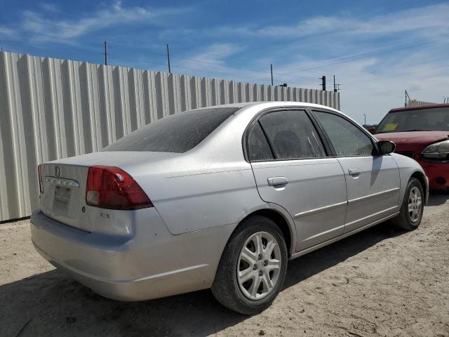 1HGES26713L005289 - 2003 HONDA CIVIC EX SILVER photo 3