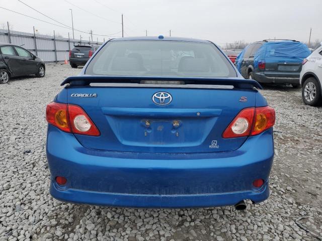 1NXBU4EE0AZ216574 - 2010 TOYOTA COROLLA BASE BLUE photo 6