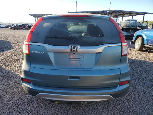 2HKRM3H54FH558443 - 2015 HONDA CR-V EX TEAL photo 6