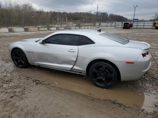 2G1FA1E34D9188963 - 2013 CHEVROLET CAMARO LS SILVER photo 2