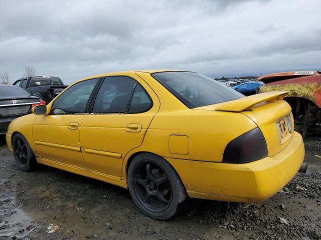 3N1AB51D26L564132 - 2006 NISSAN SENTRA SE-R SPEC V YELLOW photo 2