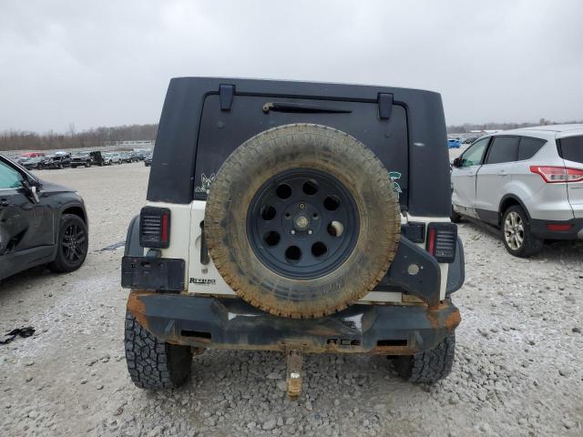 1J4GA39137L201788 - 2007 JEEP WRANGLER X CREAM photo 6