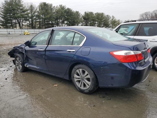 1HGCR2F31FA210305 - 2015 HONDA ACCORD LX BLUE photo 2