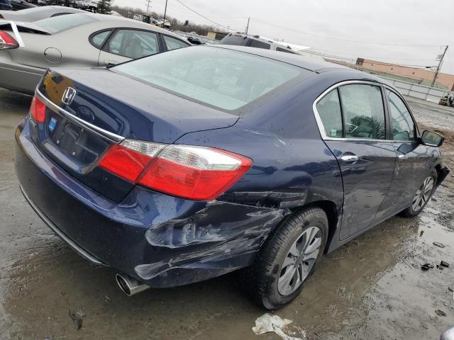 1HGCR2F31FA210305 - 2015 HONDA ACCORD LX BLUE photo 3