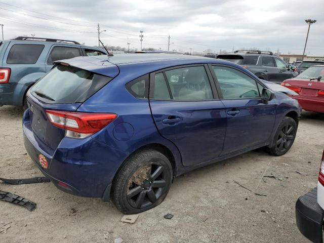 4S3GTAA68J3746579 - 2018 SUBARU IMPREZA BLUE photo 3