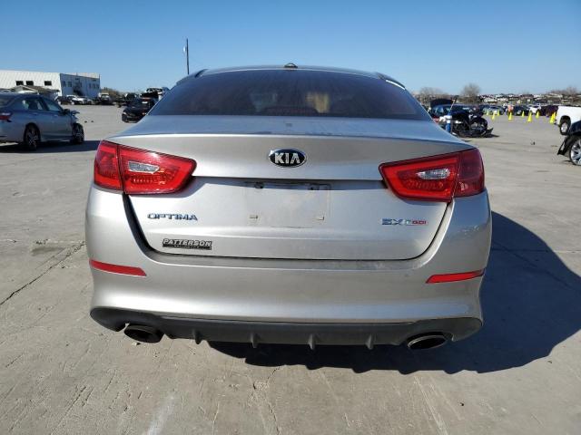 5XXGR4A65EG299957 - 2014 KIA OPTIMA SX SILVER photo 6