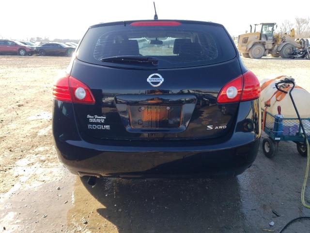 JN8AS58V58W135676 - 2008 NISSAN ROGUE S BLACK photo 6