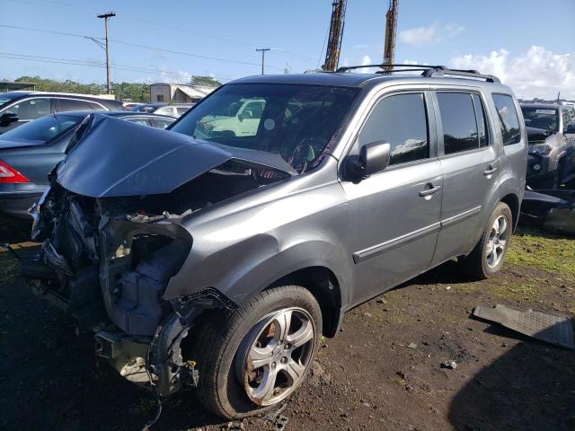 5FNYF4H46CB080037 - 2012 HONDA PILOT EX GRAY photo 1