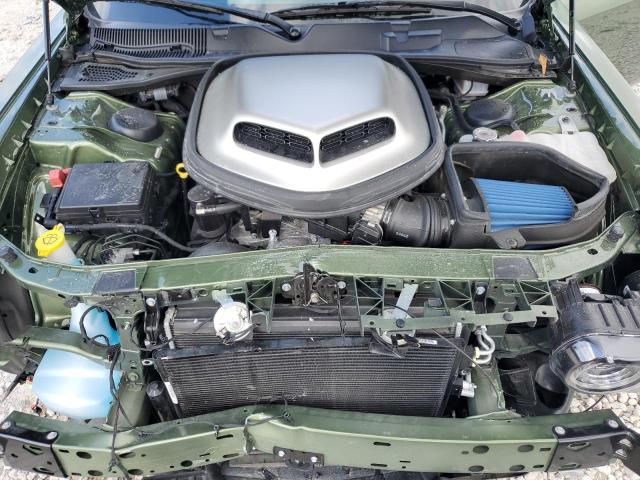 2C3CDZFJ8PH581764 - 2023 DODGE CHALLENGER R/T SCAT PACK GREEN photo 11