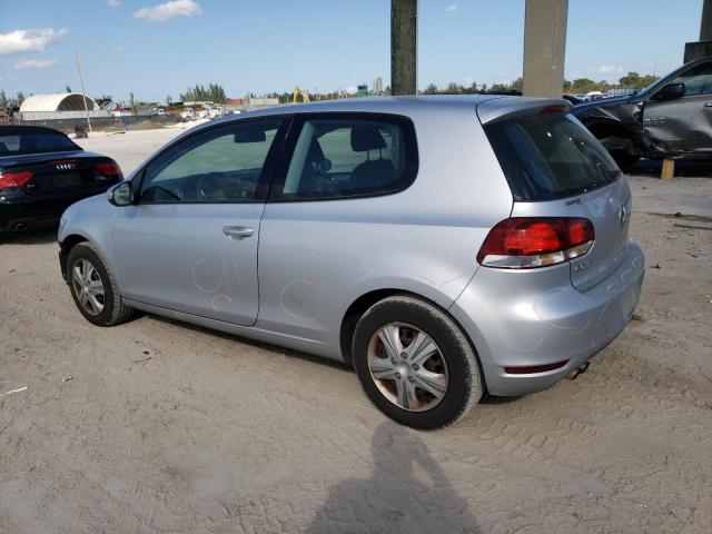 WVWAB7AJ4AW167748 - 2010 VOLKSWAGEN GOLF SILVER photo 2