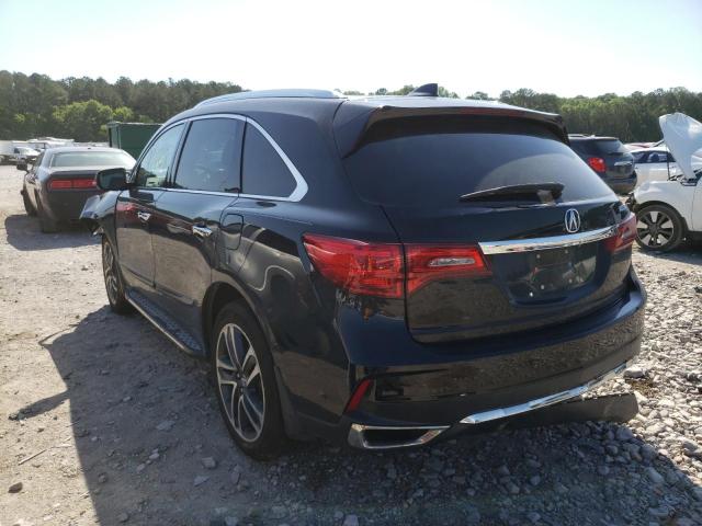 5FRYD3H88HB000830 - 2017 ACURA MDX ADVANC BLACK photo 3