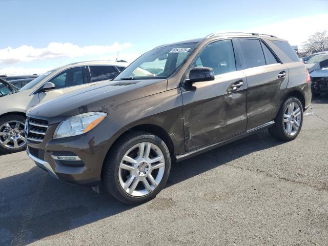 4JGDA5HB9EA383158 - 2014 MERCEDES-BENZ ML 350 4MATIC BROWN photo 1